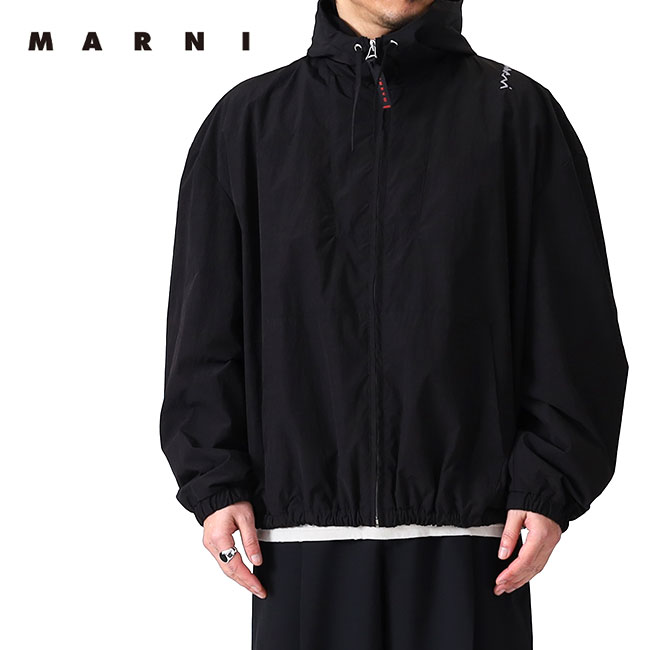 楽天市場】MARNI マルニ ナイロン フード付き ジップジャケット
