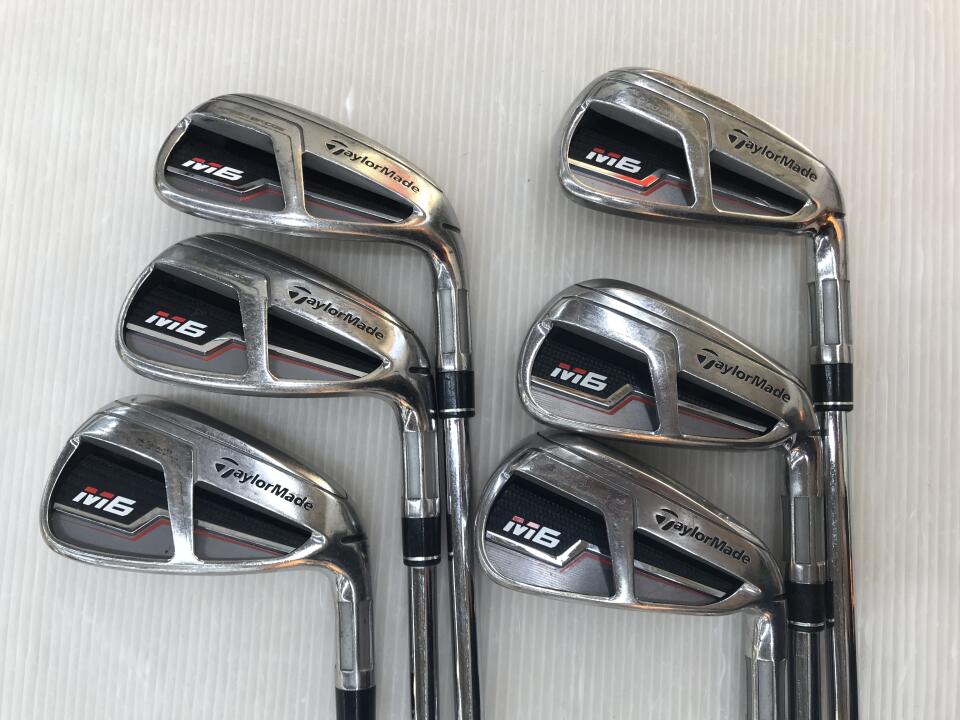 楽天市場】【完売】【中古】テーラーメイド M6 アイアンセット 21.5° S