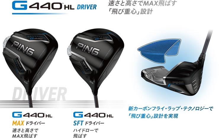 楽天市場】ピン G440 HL SFT ドライバー Fujikura Speeder NX GREY 35D