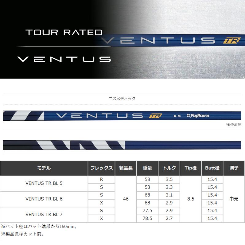 楽天市場】【日本正規品】 VENTUS TR BLUE スリクソン スリーブ付