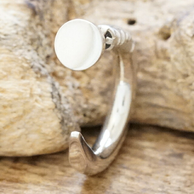 楽天市場】BABEL(バベル)ネイル ピアス メンズ レディースシルバー 925