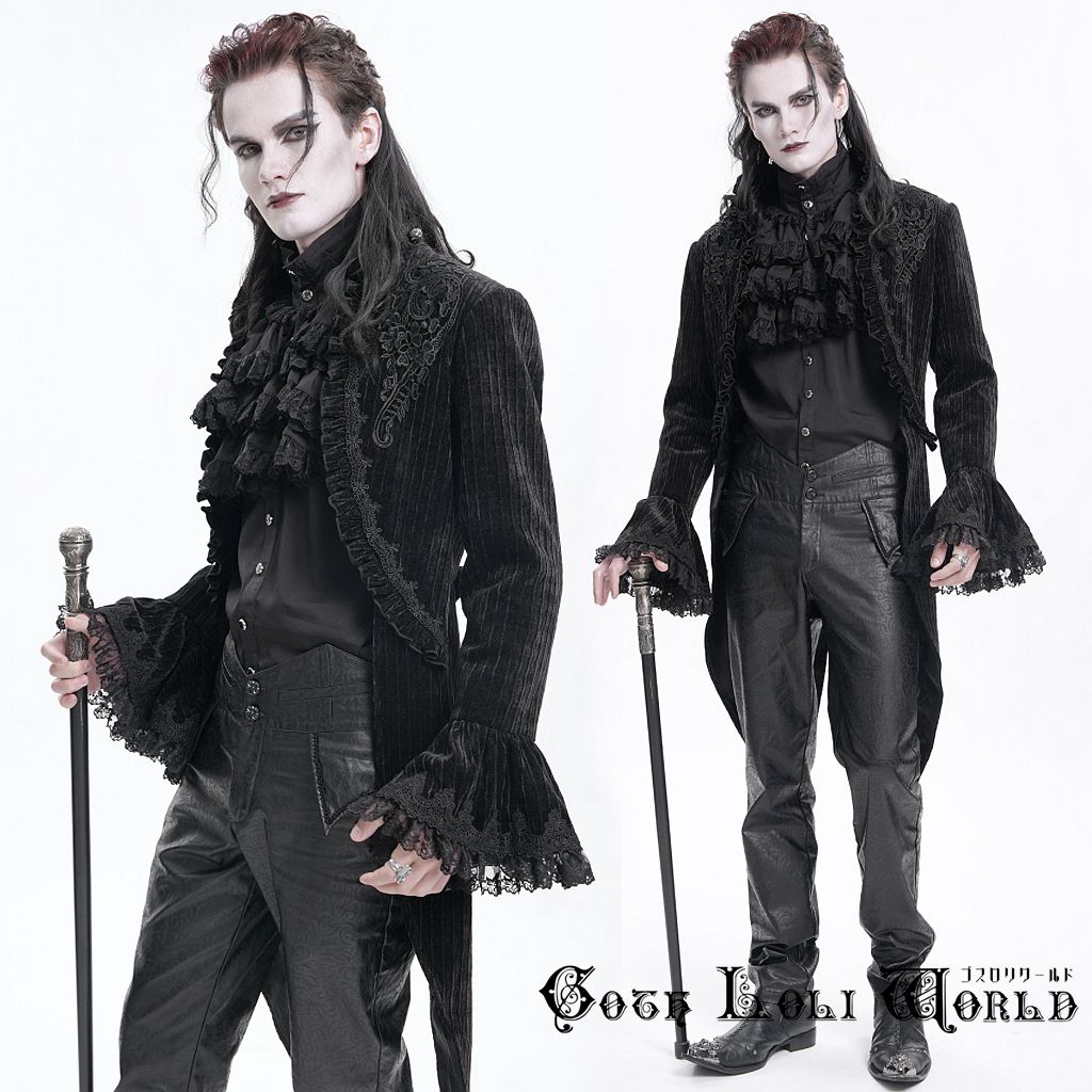 楽天市場】当日発送 即納 CT250 ゴシック ファッション フリル袖 燕尾