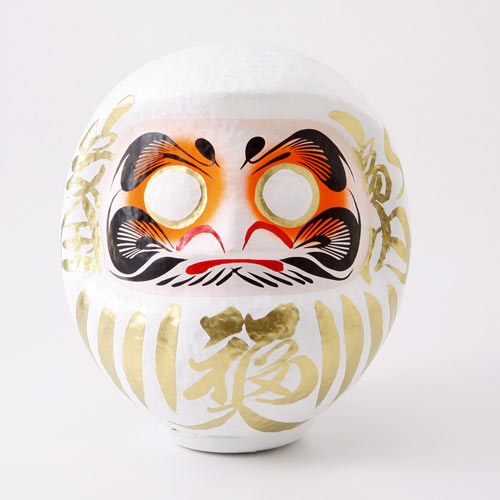 楽天市場】白の福だるま；勝負運・目標達成・お祝い事・祝福など