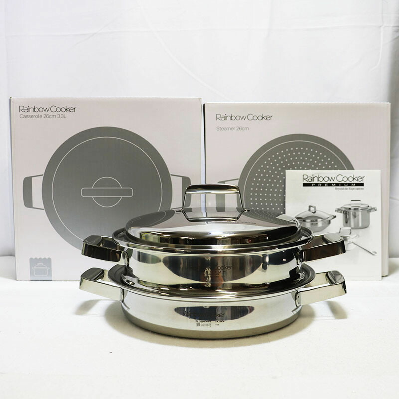 楽天市場】◇新品未使用 タッパーウェア レインボークッカー 26cm 浅鍋