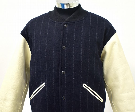 楽天市場】【中古】 WACKO MARIA (ワコマリア) VIRSITY JACKET バー