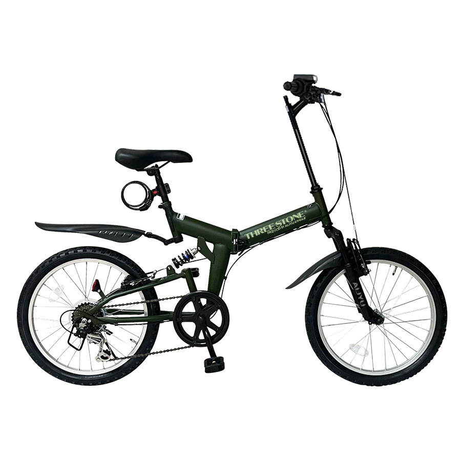 楽天市場】THREE STONE 折りたたみ自転車 折り畳み自転車 20インチ MTB