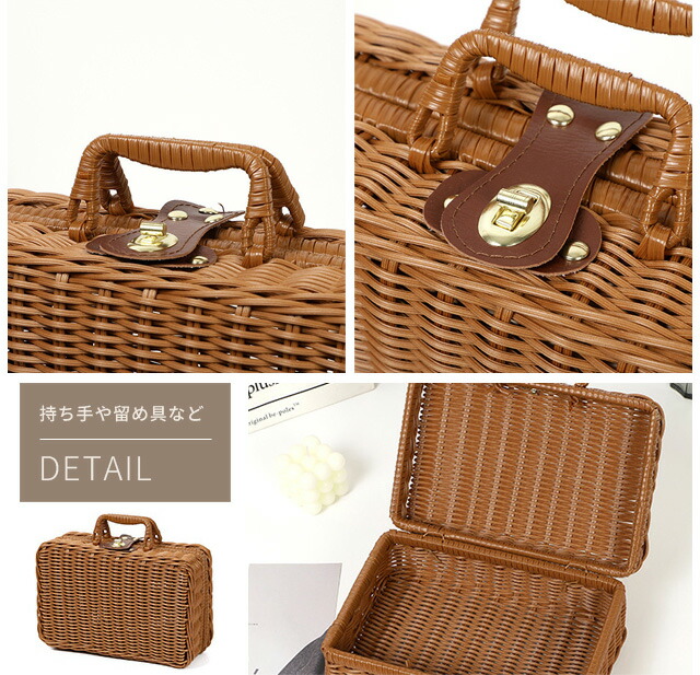楽天市場】＼楽天1位／【送料無料】かごバッグ M サイズ ピクニック