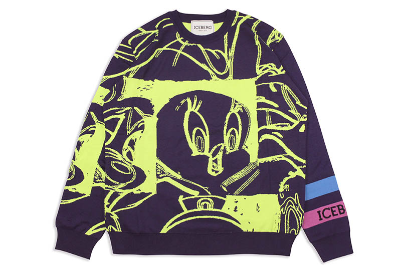 楽天市場】ICEBERG TWEETY KNIT SWEATER (PURPLE)アイスバーグ/ニット