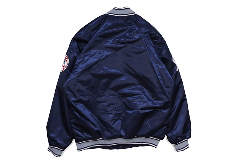 楽天市場】STARTER NEW YORK YANKEES VARSITY SATIN FULL-SNAP JACKET