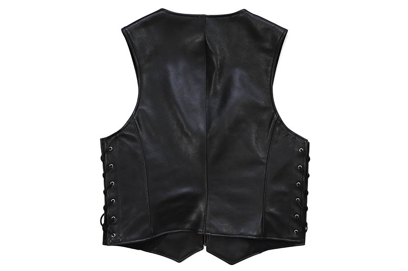 楽天市場】VANSON BONE VEST (VZLB:BLACK)バンソン/レザーベスト