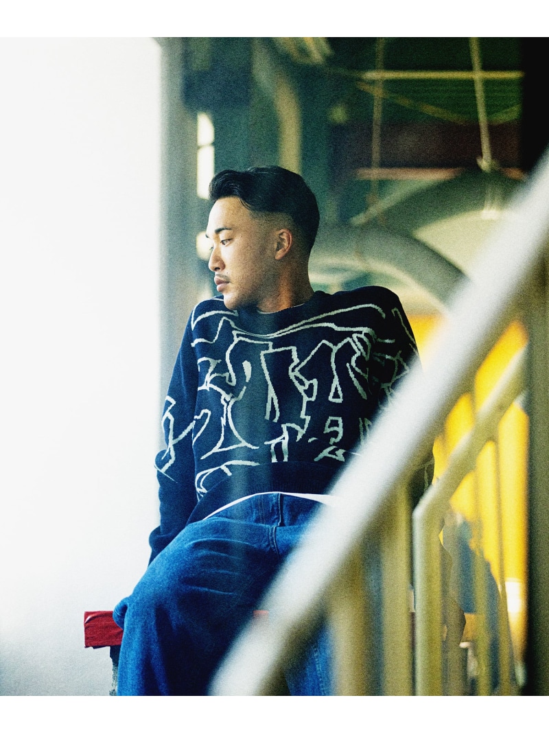 楽天市場】OUTLINES CREWNECK SWEATER / ハフ セーター HUF ハフ