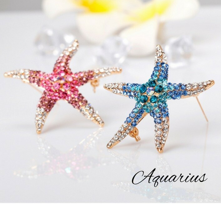 楽天市場】スワロフスキー の ヒトデ 夏 ブローチ( スターフィッシュ