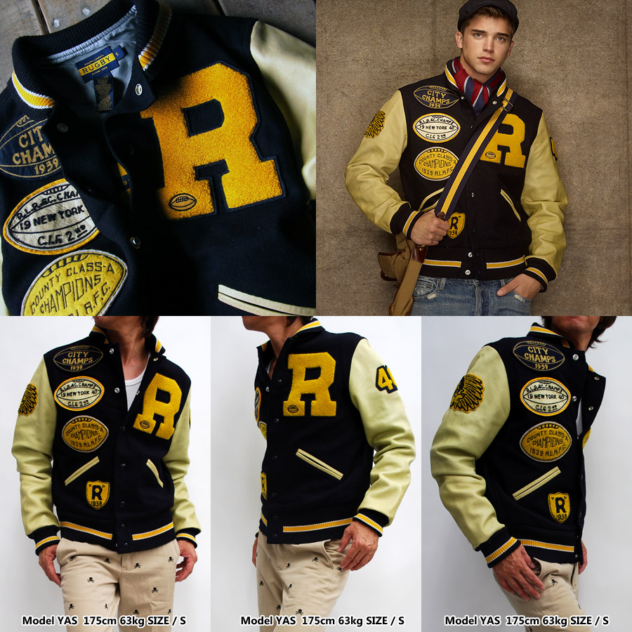 楽天市場】ラグビー RUGBY スタジャン 正規品 メンズ スタジアム