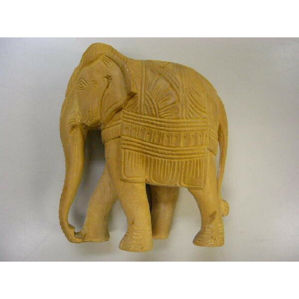 楽天市場】香木白檀 彫刻「白檀象(小)」 置物 サンダルウッド【送料