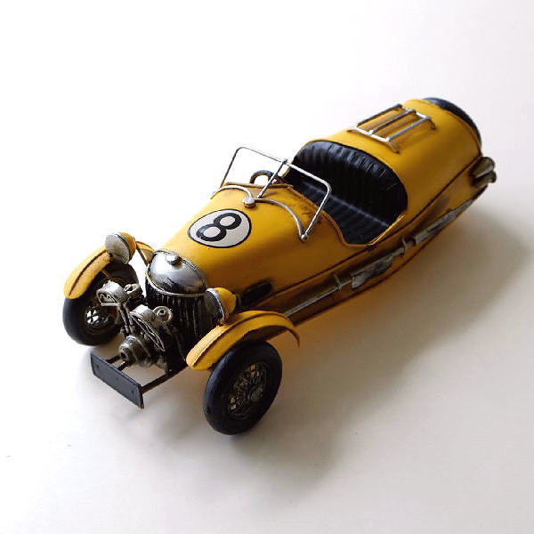 楽天市場】置物 オブジェ スポーツカー おもちゃ アンティーク調