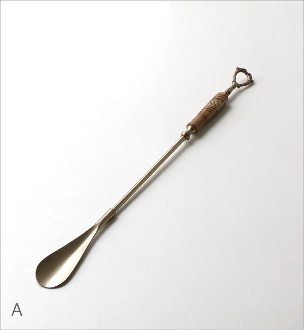 楽天市場】靴べら 真鍮 おしゃれ 56cm 靴ベラ クラシック アンティーク