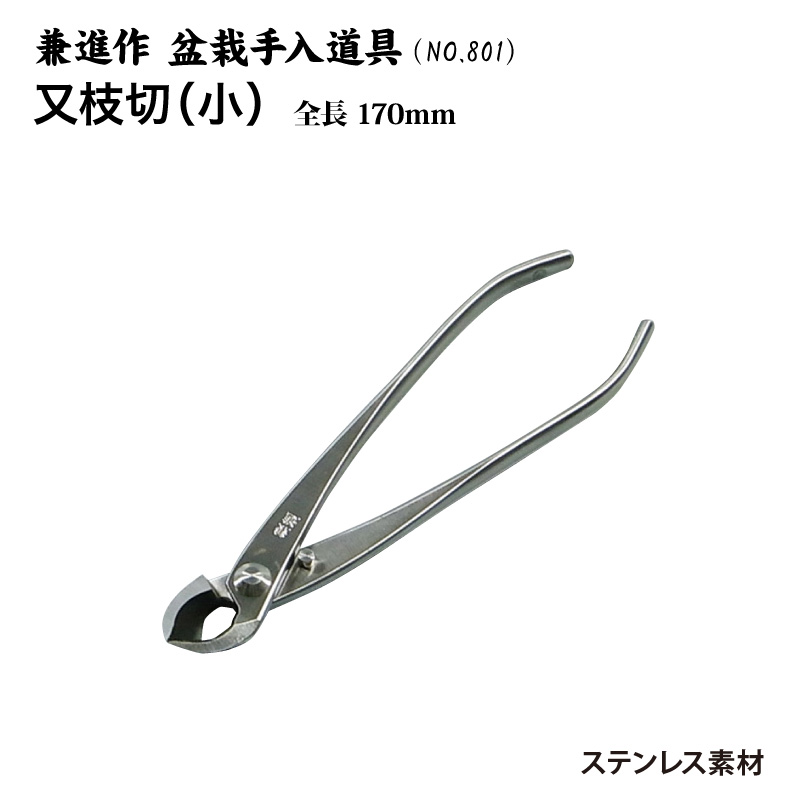 楽天市場】【送料無料】【兼進作】ステンレス 又枝切り鋏 直刃 小／大