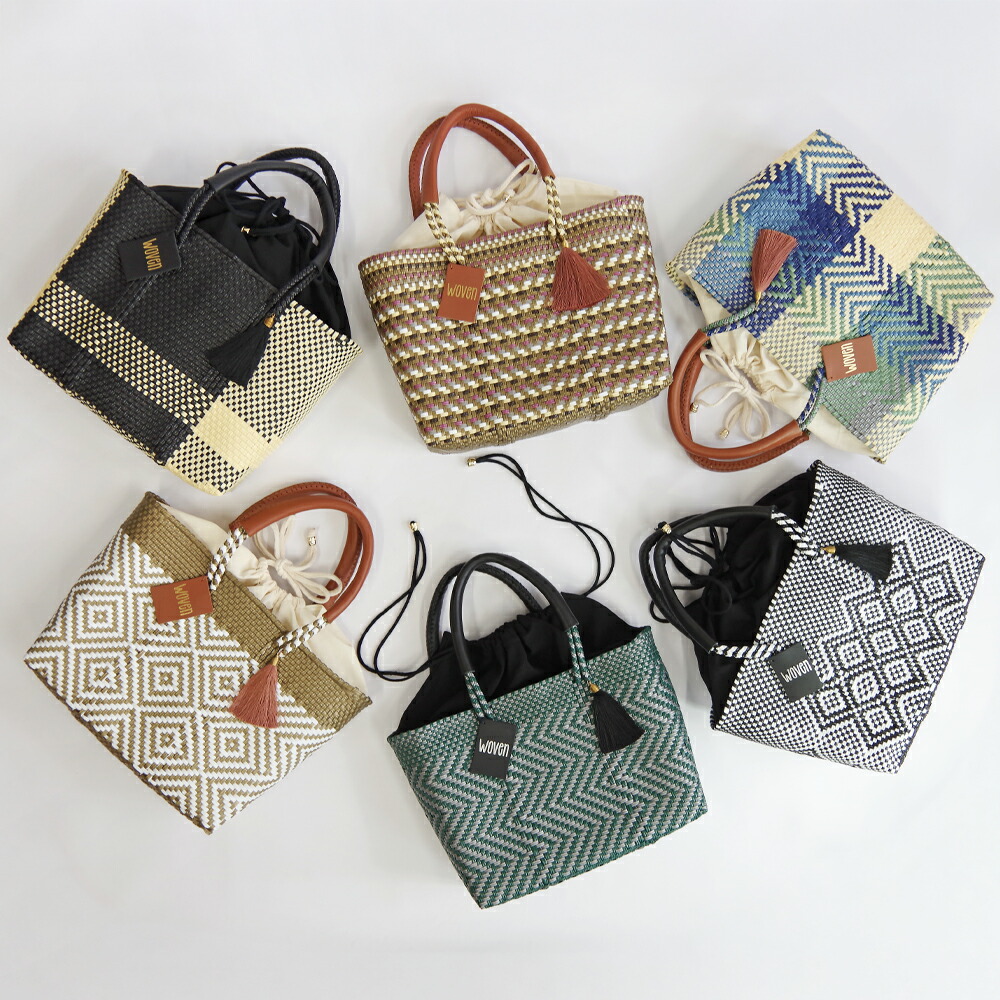 楽天市場】WOVEN ウーヴン バスケットバッグ メルカドバッグ Small