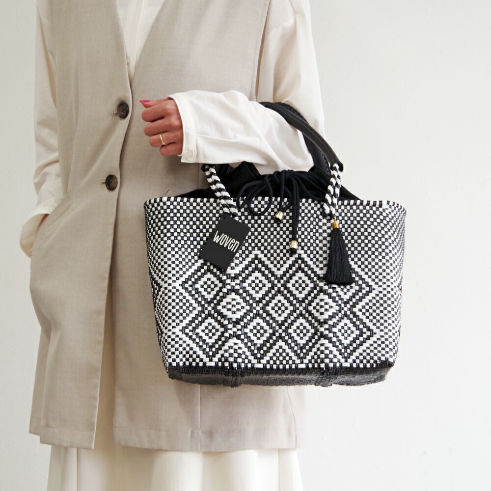 楽天市場】WOVEN ウーヴン バスケットバッグ メルカドバッグ Small