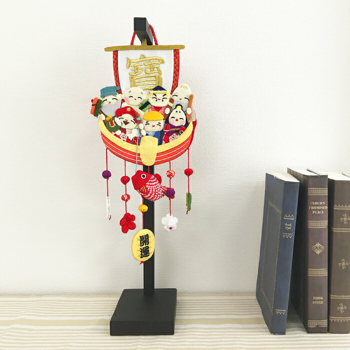 楽天市場】つるし飾り 季節 飾り 七福神 置物 おしゃれ 宝船 吊るし