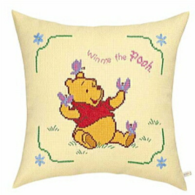 楽天市場】クロスステッチ キット プーさんと蝶 5998 クロスステッチ