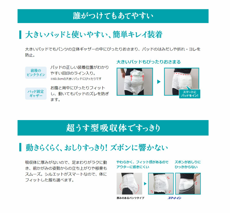 楽天市場】介護 オムツ 大人用紙おむつ リフレ スマートインパンツ