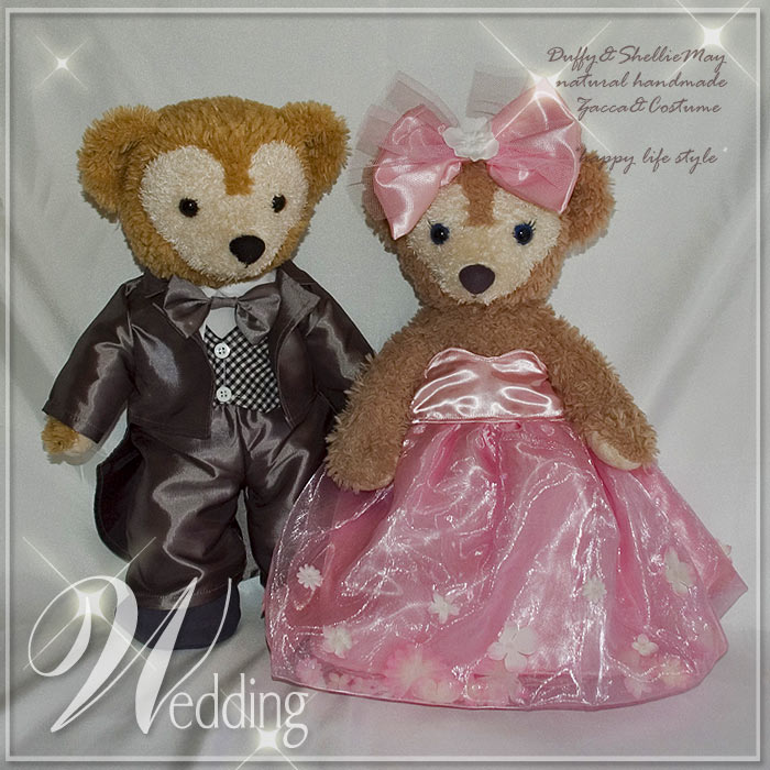 楽天市場】ダッフィー シェリーメイ ウエディング ペア Sサイズ 43cm