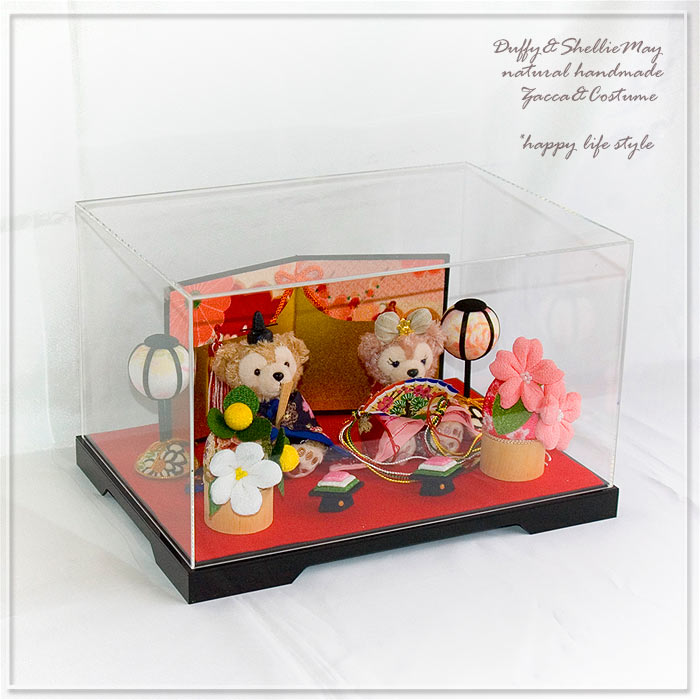 楽天市場】贈り物に♪ぼんぼり＆屏風付き・ダッフィー シェリーメイ