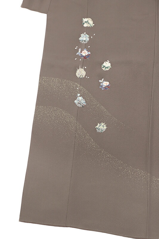 楽天市場】【 中古 】 訪問着 正絹 京友禅 峰山和生 ちりめん 手描き