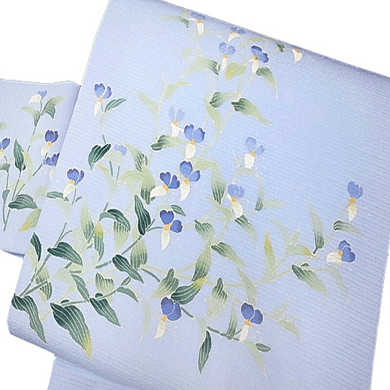 楽天市場】名古屋帯 夏物 カジュアル 十日町友禅 秀美 未仕立て 正絹