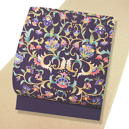 楽天市場】岡重 名古屋帯 九寸 京友禅 正絹 五泉 駒塩瀬 未仕立て品