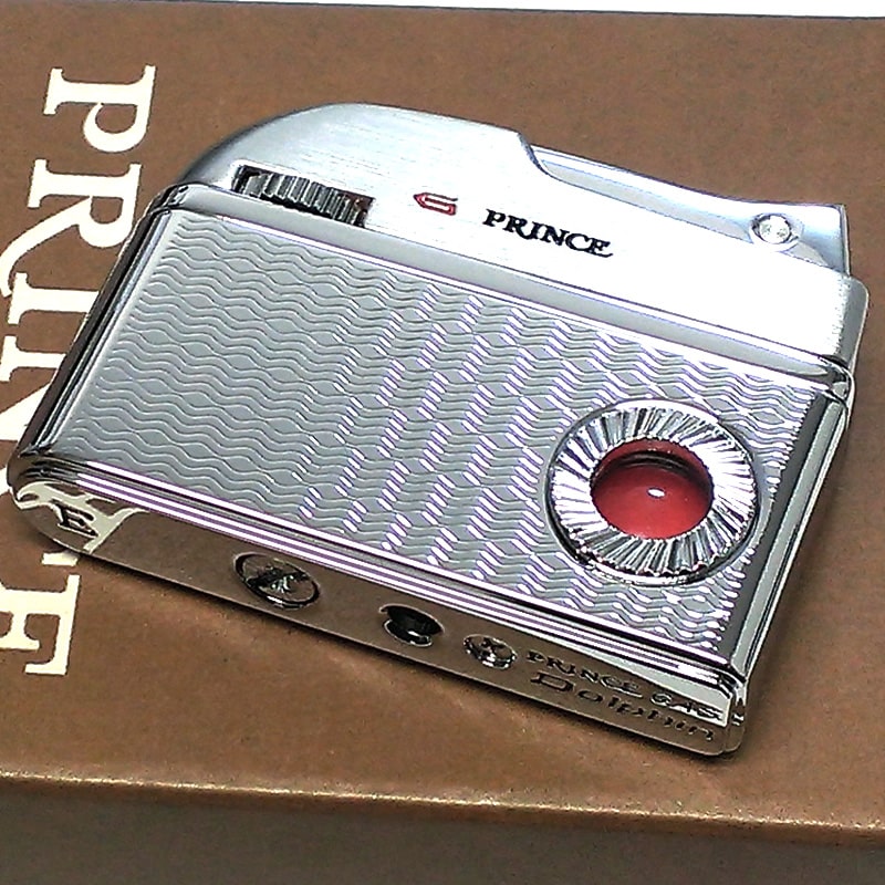 楽天市場】ガスライター ドルフィン Dolphin PRINCE クロームエンジン