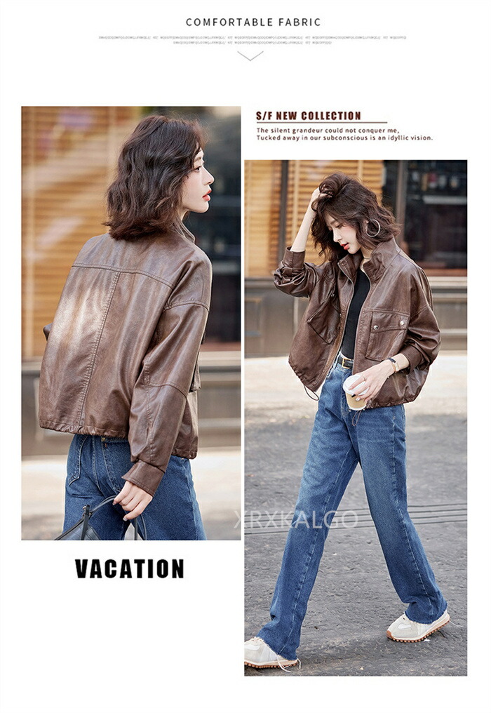 楽天市場】革ジャン 本革 ライダースジャケット レディース レザー