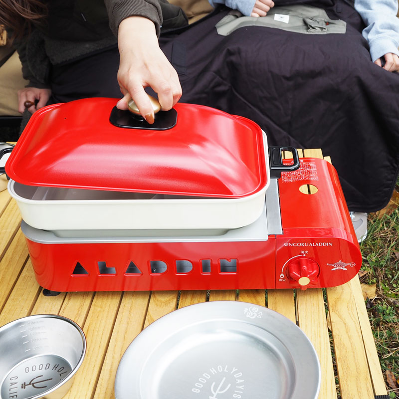 楽天市場】Aladdin アラジン ポータブル ガス ホットプレート プチパン