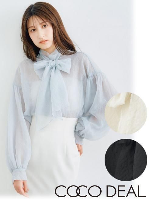 楽天市場】リボン ブラウス（ブランドココディール）（レディース