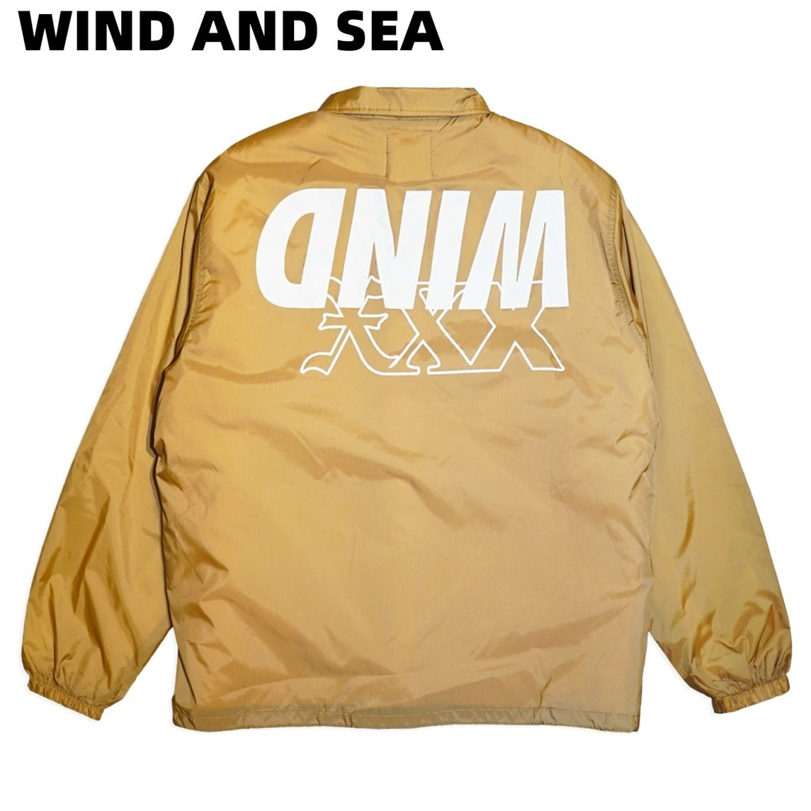 楽天市場】L【WIND AND SEA WDS × XXX BOA COACH JACKET / KHAKI (GX
