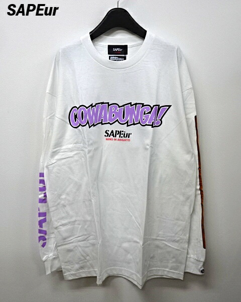 楽天市場】XL【SAPEur TURTLES L/S TEE WHITE サプール タートルズ