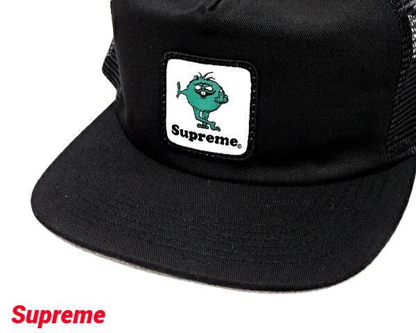 楽天市場】【Supreme Camacho Mesh Back 5-Panel Black シュプリーム