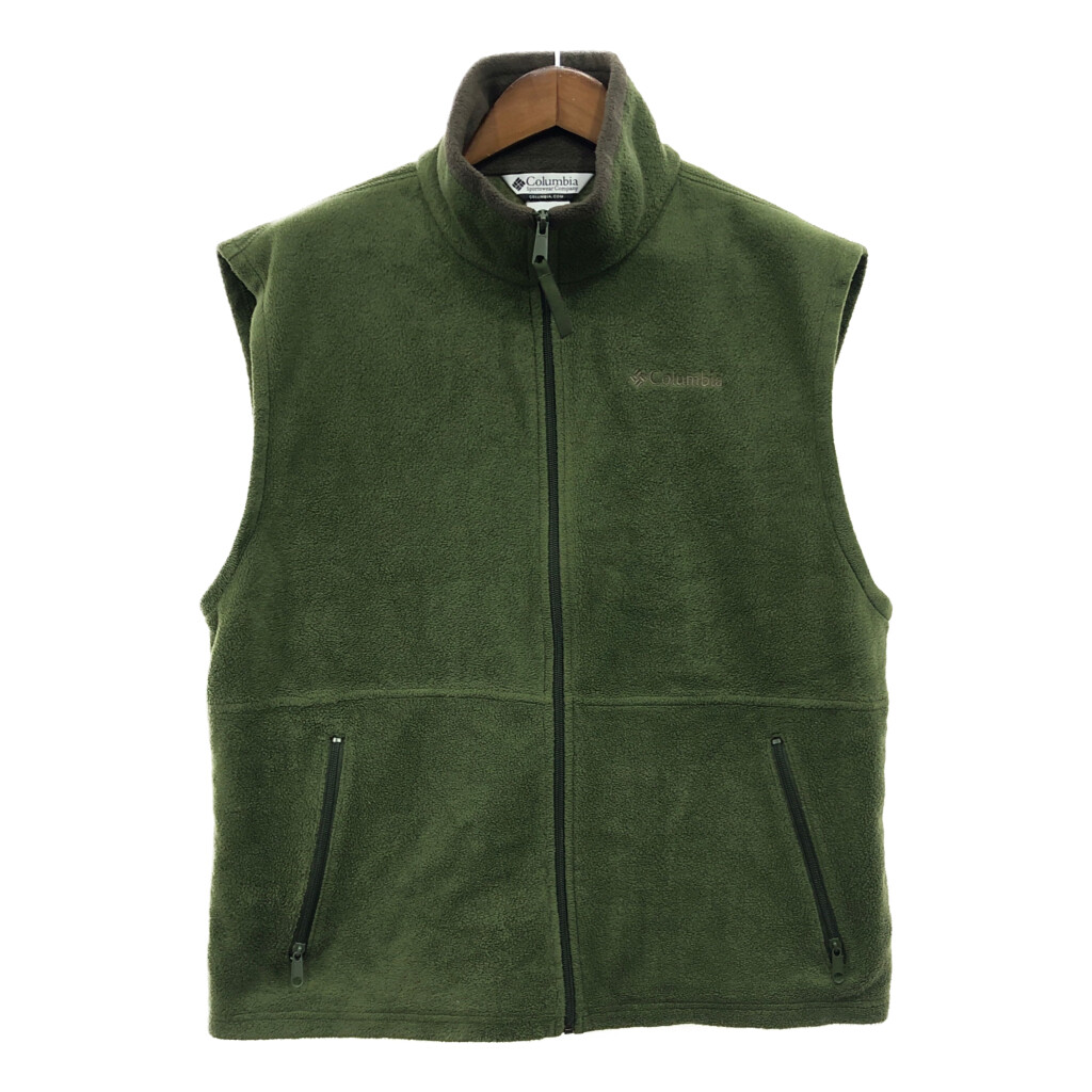 楽天市場】Columbia コロンビア フリース ベスト グリーン (メンズ L