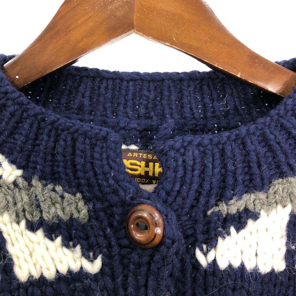 楽天市場】80年代 ISHKA エクアドルニット ハンドニット ウール