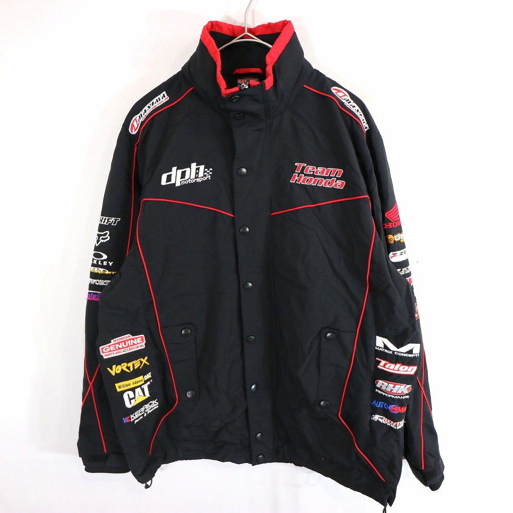 楽天市場】SALE/ HONDA レーシングジャケット 刺繍 モーターサイクル