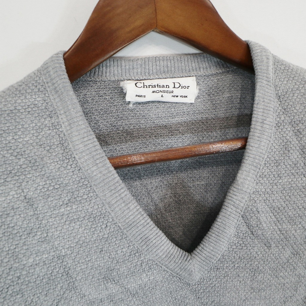 楽天市場】Christian Dior クリスチャン ディオール ニット セーター V