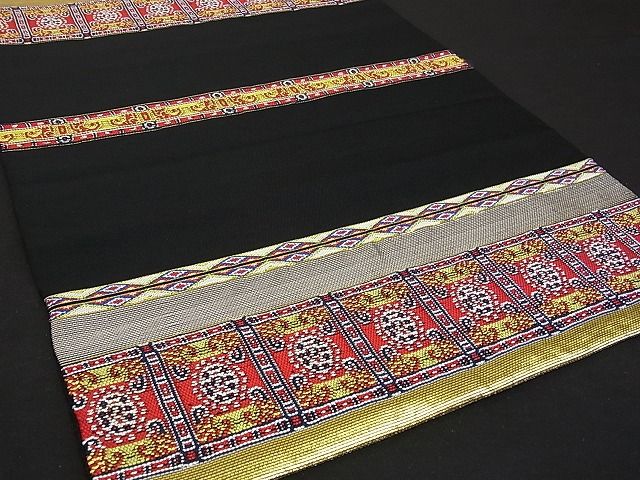 楽天市場】平和屋本店○極上 龍村平蔵製 本袋帯 唐織 大祝矢 金糸 正絹