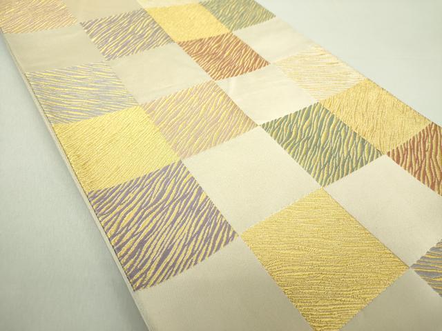 楽天市場】平和屋着物○田中工芸織物 祥園謹製 六通柄袋帯 変わり市松