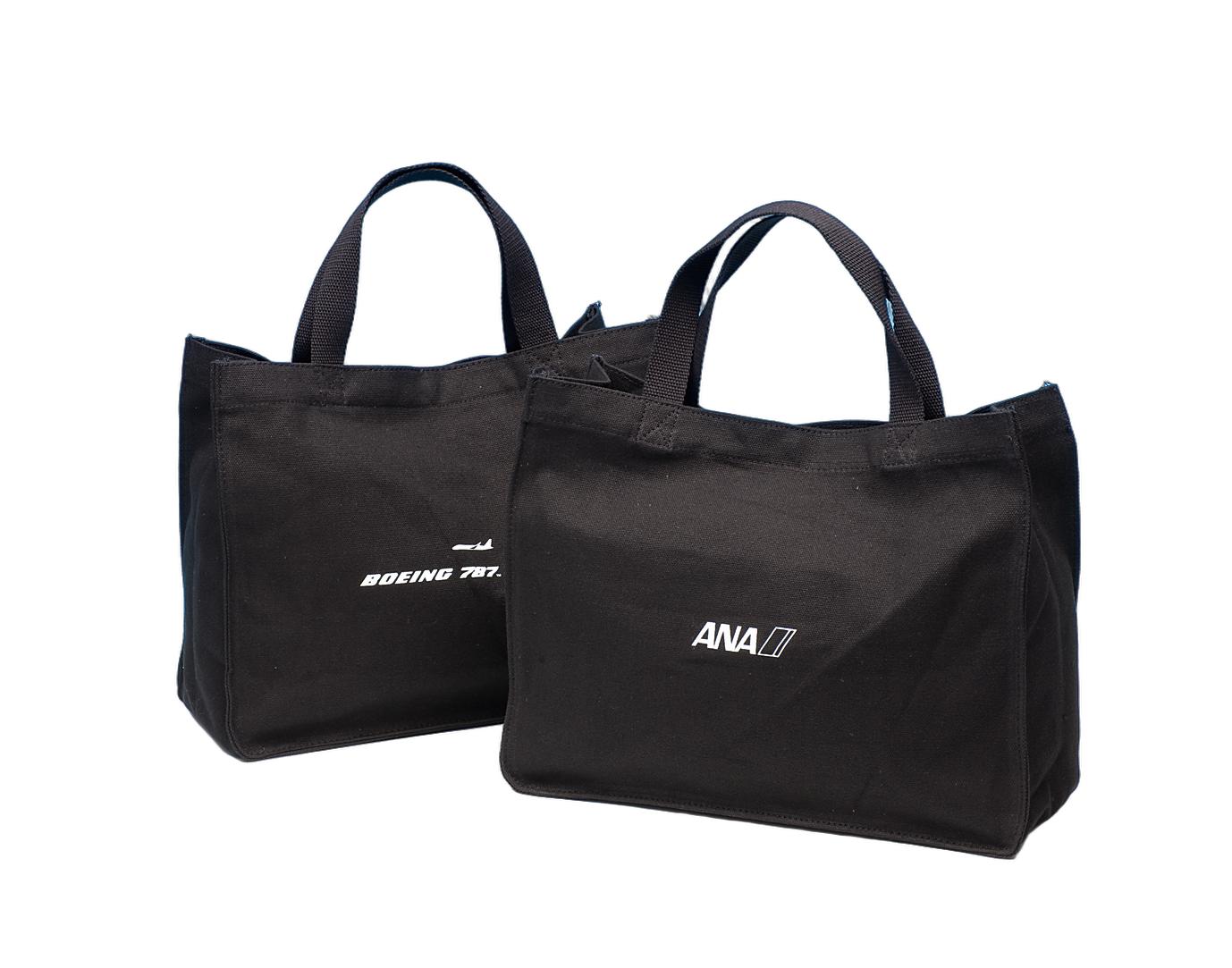 楽天市場】飛行機 トートバッグ ANA・BOEING ブラック : ひこうきの