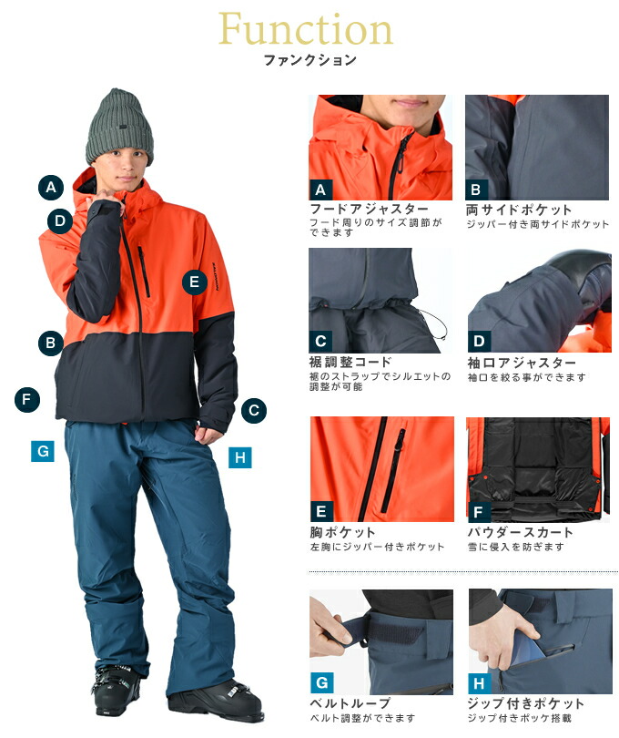 楽天市場】サロモン スキーウェア 上下セット メンズ HIGHLAND + EDGE