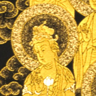 楽天市場】十三佛の掛け軸 西陣本金織 追善供養の掛け軸 梶井誠海作品