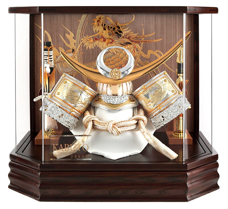 楽天市場】五月人形 コンパクト 上杉謙信 兜ケース飾り 兜飾り 宝童