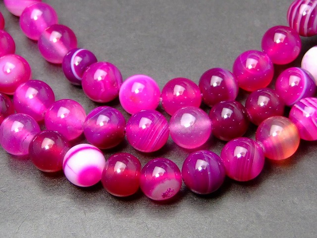 楽天市場】≪g3-985A≫桜縞アゲート 瑪瑙 メノウ アゲート ピンク