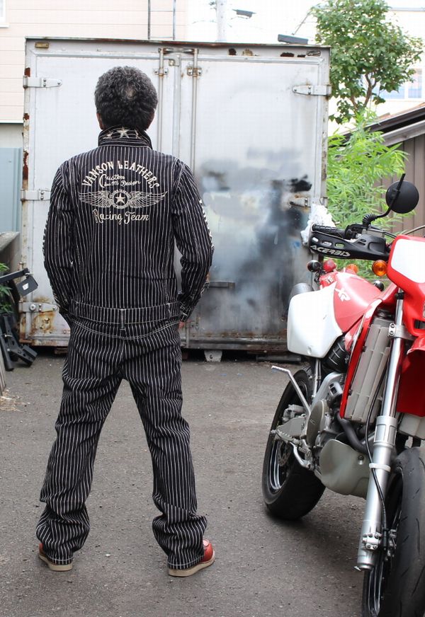 楽天市場】【VANSON バンソン 】NVAO-301NC オールインワン 刺繍ツナギ